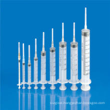 Medical 3 Parts Disposable Syringe Without Needle